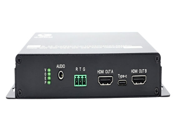 HDMI 4K Extensor Óptico 60Hz sobre Fibra 10km Transmissão Fornecimento de energia DC 12V / 1A