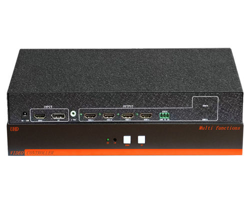 1 em 4 controlador de parede de vídeo. 1x4 controlador de parede de vídeo sem costura para telas HDMI.