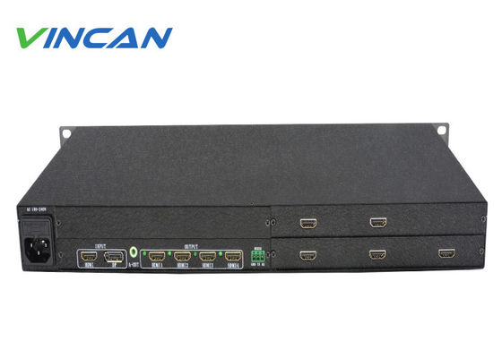 4K 1 em 9 Out HDMI Video Wall Controller para 3x3 LCD Display Setup