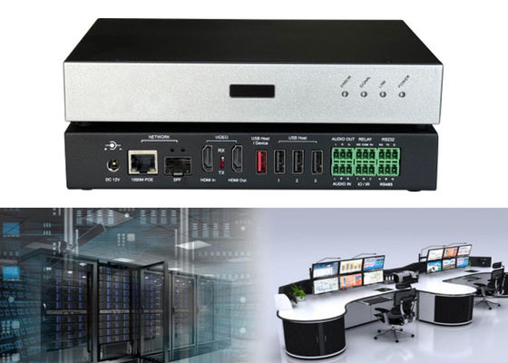 Decodificador KVM multi-ecrã HD máquina todo-em-um Switch KVM baseado em IP