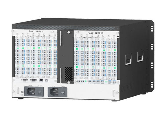 17 Slots Fibra Kvm Transmissor E Nodo Receptor Kvm Sobre Fibra Óptica