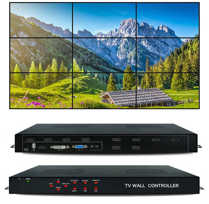 Processador video video da parede do controlador HDMI da parede da tevê do hdmi 3x3 2x3 LCD do multi formato o melhor