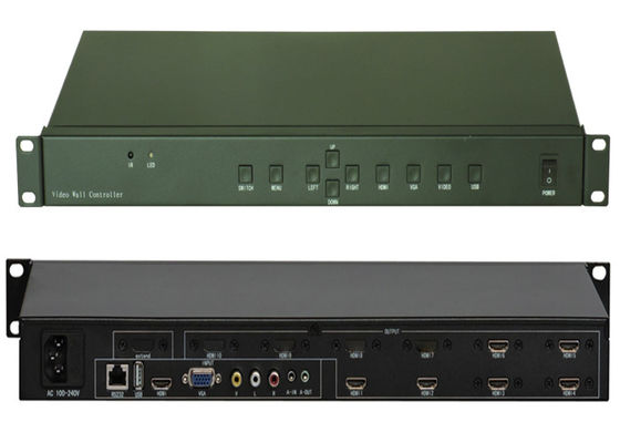 saída 6 entrada do controle 1 video de With RS232 do controlador da parede de 3x2 LCD