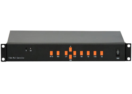 Jogo video do controlador do divisor da parede do IR 3X3 LCD com controle remoto da chave do caso RS232