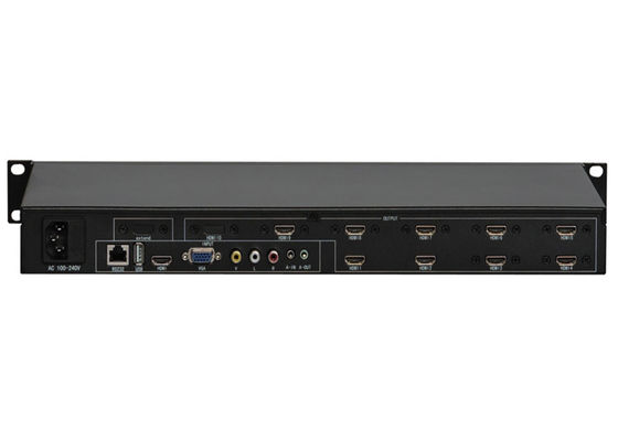 Jogo video do controlador do divisor da parede do IR 3X3 LCD com controle remoto da chave do caso RS232