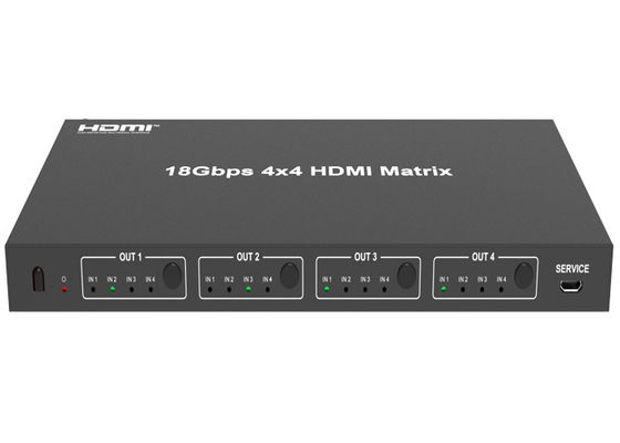 Micro receptor do IR do agulheiro da matriz HDMI de USB 18Gbps 4x4