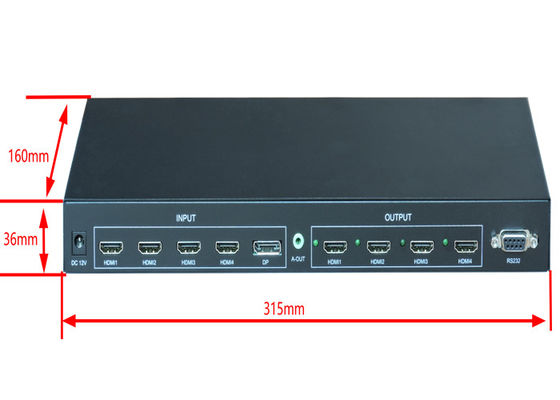 agulheiro da matriz de 4x4 HDMI