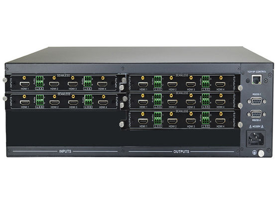 Agulheiro video modular sem emenda HDCP da matriz de 8x16 4k HDMI