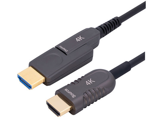 tipo A para datilografar a cabo de fibra ótica de D 4K HDMI HDMI ativo 2,0