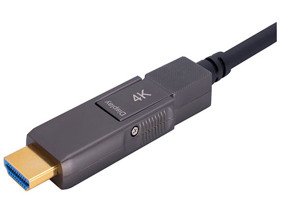 Tipo de cabo de fibra ótica ativo blindado D de 200CU 4k HDMI para datilografar D
