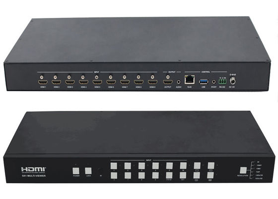 9Ch 4K entrou 1Ch o agulheiro sem emenda da saída HDMI Multiviewer 9x1