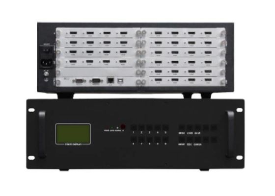 16 em 24 para fora da embalagem modular de With 3.5U do controlador da parede do vídeo de HDMI