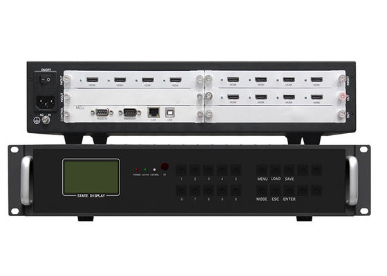4 em 8 para fora do controlador video With Central Control da parede de HDMI 4x2 2x4