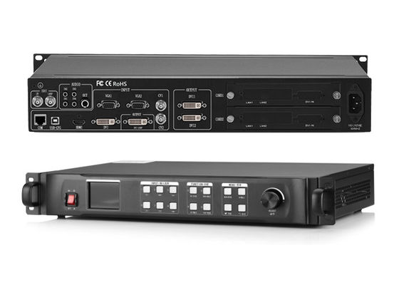 1HDMI 1 VGA 2 BNC entrou o processador da parede do diodo emissor de luz da saída de 2 DVI com a embalagem 1U