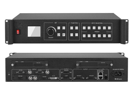 Emenda video da imagem do processador três da definição alta de RS232 RJ45