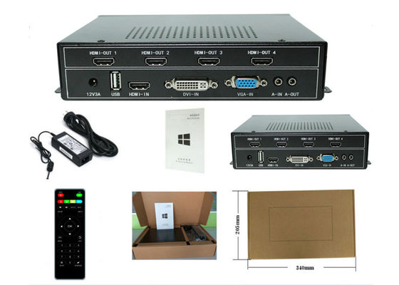 processador video video da parede do controlador 1x4 HDMI da parede de 1080P 2x2 HDMI