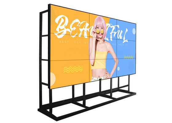 tela video 46inch 49inch da parede do estreito FHD BOE LCD da moldura de 3.5mm