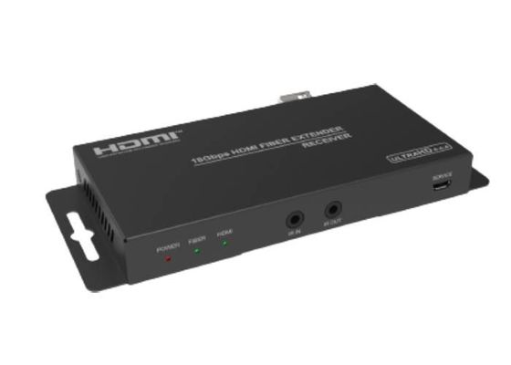 18Gbps 2,0 vídeo HDMI sobre o prolongamento da fibra com extração audio