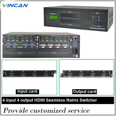 matriz audio video 4x4 8x8 4x2 de Hdbaset do agulheiro da matriz de 4K Hdmi