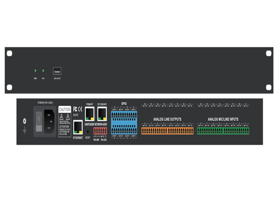 Korneff amplificou o processador de Dante Controller Mac Digital Signal do instrumento