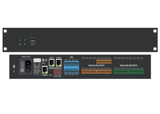 Processador audio do altifalante audio do DAS DSP com Dante Volume Control