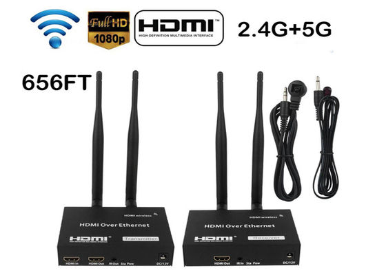 Tevê transmissor de 660ft/de 200m HDMI e receptor sem fio 1080P com telecontrole do IR
