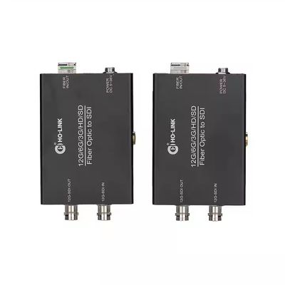 Extensor óptico SDI 12G para sinais de longa distância 4K sem perda