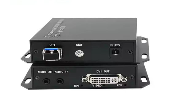 Extensor de Fibra Óptica DVI 20 km 1080p@60Hz Transmissão DVI-D Dual Link