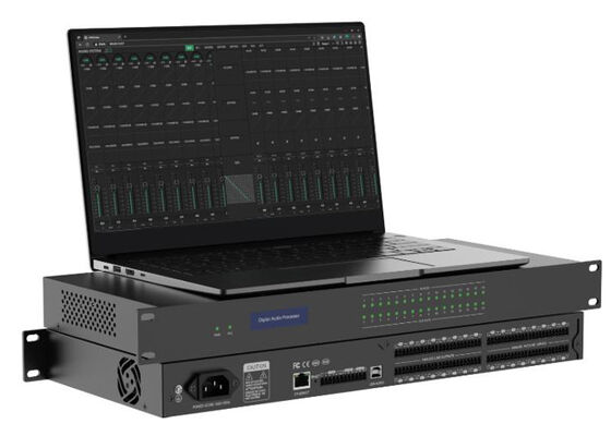 DSP de Áudio de Rede + DSP de Processador de Controle Web + DSP de Áudio Profissional.