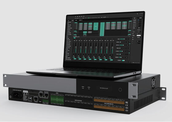 DSP Processador de Áudio Sistema de Paginação Controlador Sistema de Música de Fundo