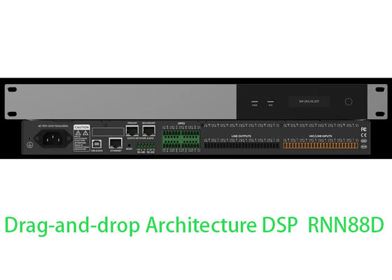 Dante DSP Processador 8x8 Matriz de Áudio Conferência Áudio DSP