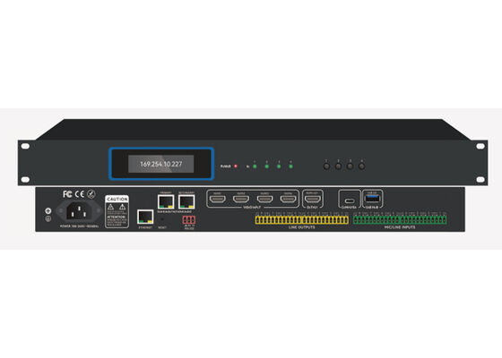 Centro de Processamento AV Série VINCAN MDP com Comutação HDMI 4K60, DSP de Áudio e Conferência USB