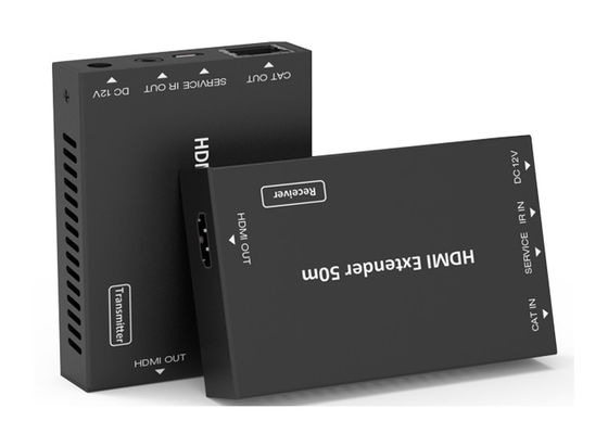 prolongamento video de 18Gbps HD 50 medidores de HDMI sobre CAT Metal Enclosure