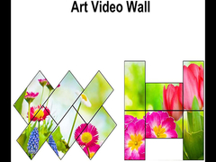 Processador de vídeo 1x9 para ecrãs irregulares